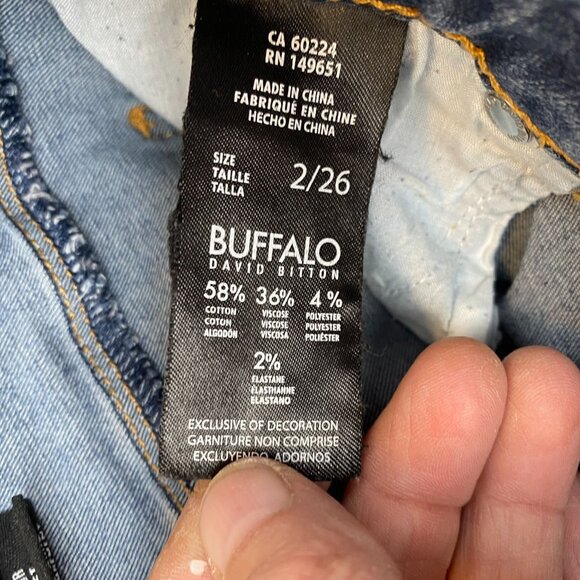 Buffalo David Bitton Women's Jeans Size 2/26 Pursuit Mid-Rise Super Soft Skinny - Picture 9 of 15